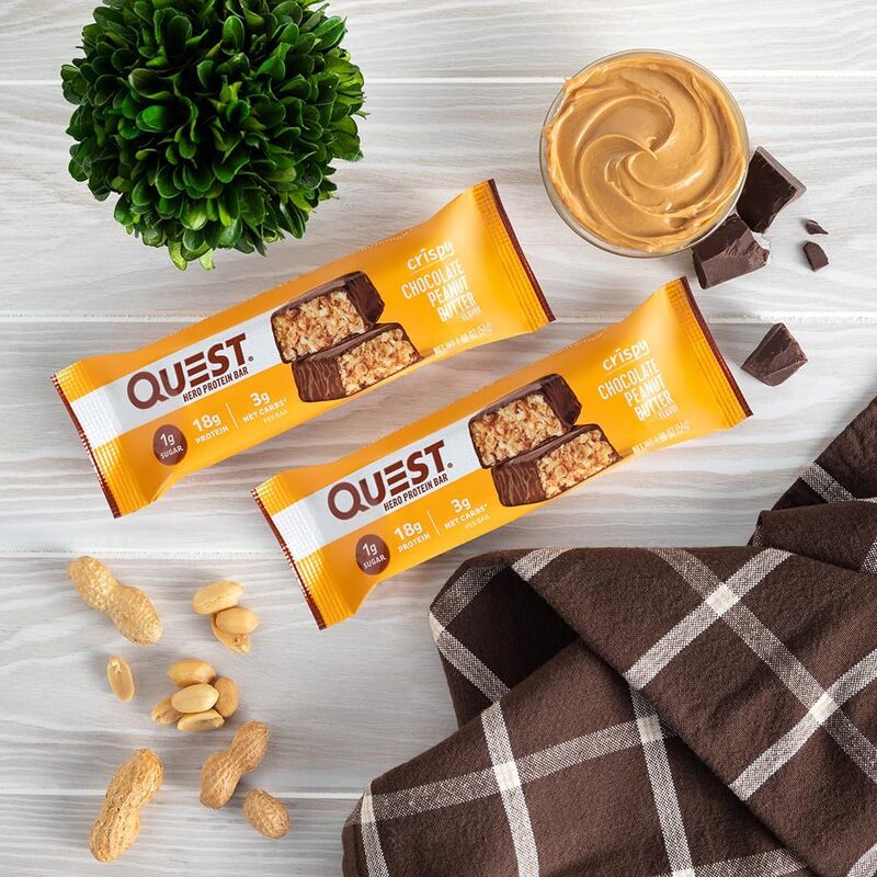 Quest Hero Bar 60g Chocolate Peanut Butter 1x12