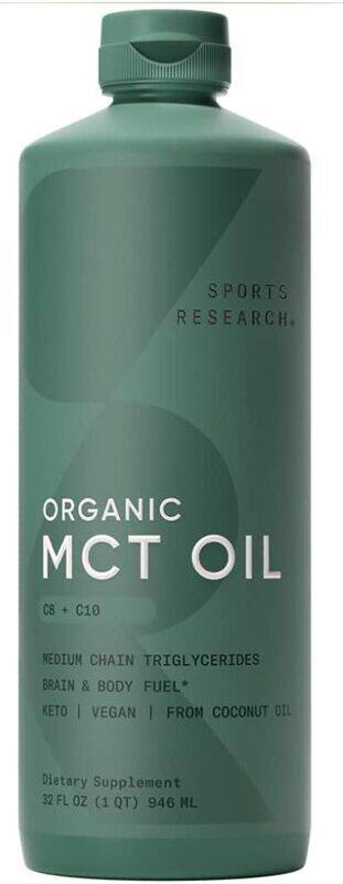 

Sports Research Organic MCT Oil, 946ml, Unflavoured