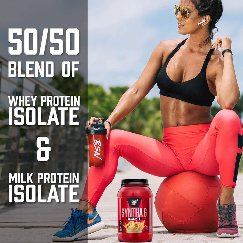 BSN Syntha 6 Isolate Protein Powder 4lbs Vanilla Ice Cream