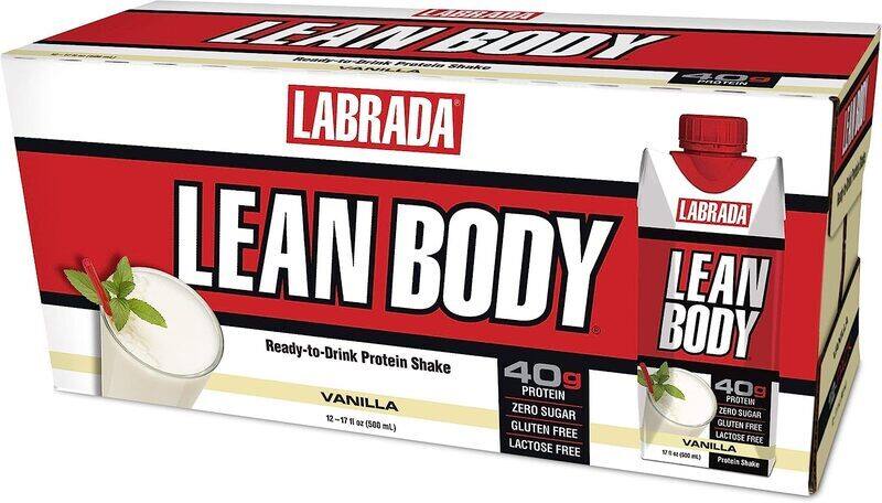 

Labrada Labrada RTD Lean Body Protein Shake, 12 Pieces, Vanilla