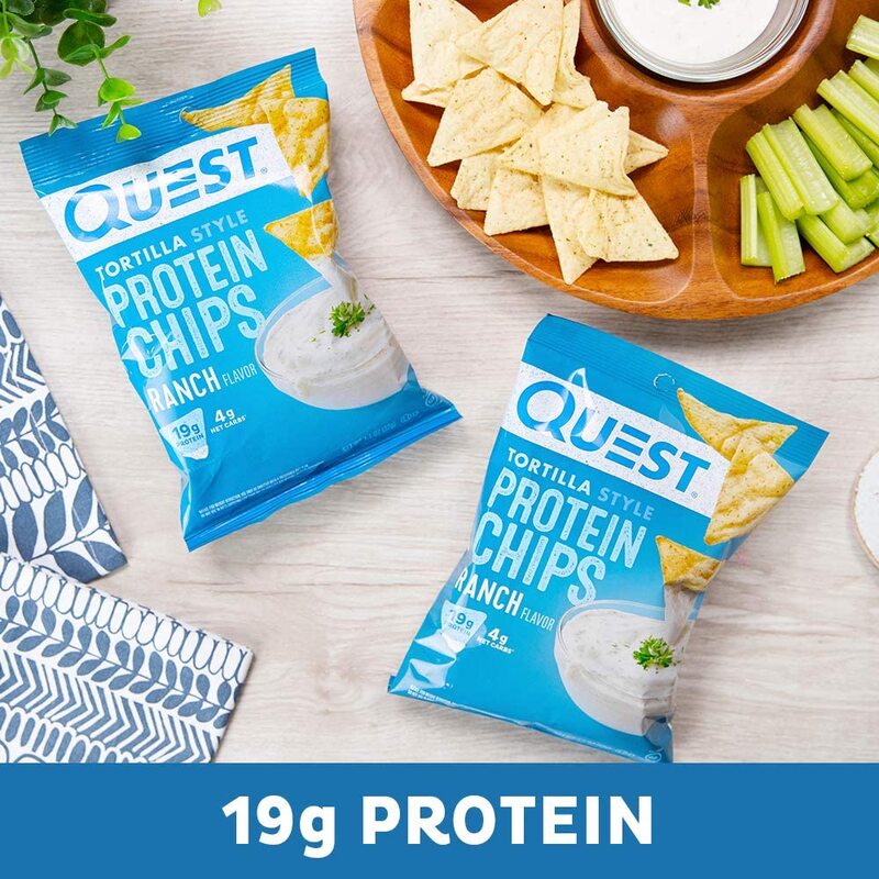 Quest Ranch Nutrition Tortilla Style Protein Chips, 8 Piece x 32g