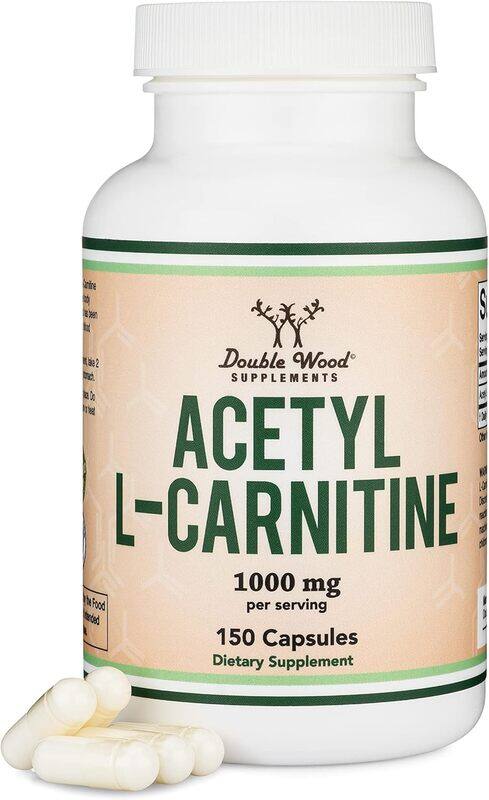 

Double Wood Acetyl L-Carnitine 1,000mg Per Serving 150 capsules