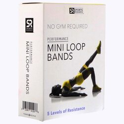 Sports Research Mini Loop Bands, Yellow