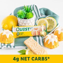 Quest Lemon Cake Protein Bar, 12 Piece x 60g
