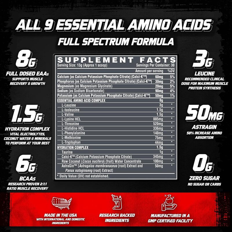 Nutrex EAA+Hydro 30 Serving Starwberry Watermelon