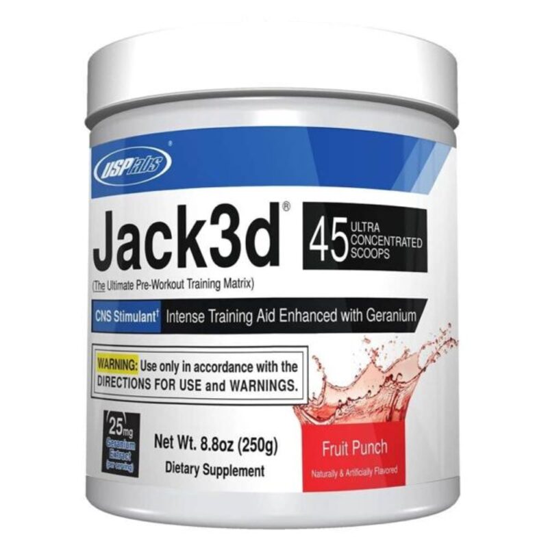 USPLabs JACK 3D Pre Workout Powder  Fruit Punch