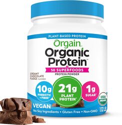 Orgain Organic Superfoods Protein Powder 1.12lb Creamy Chocolate Fudge