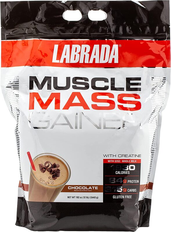 Labrada Muscle Mass Gainer, 12 Lbs, Chocolate