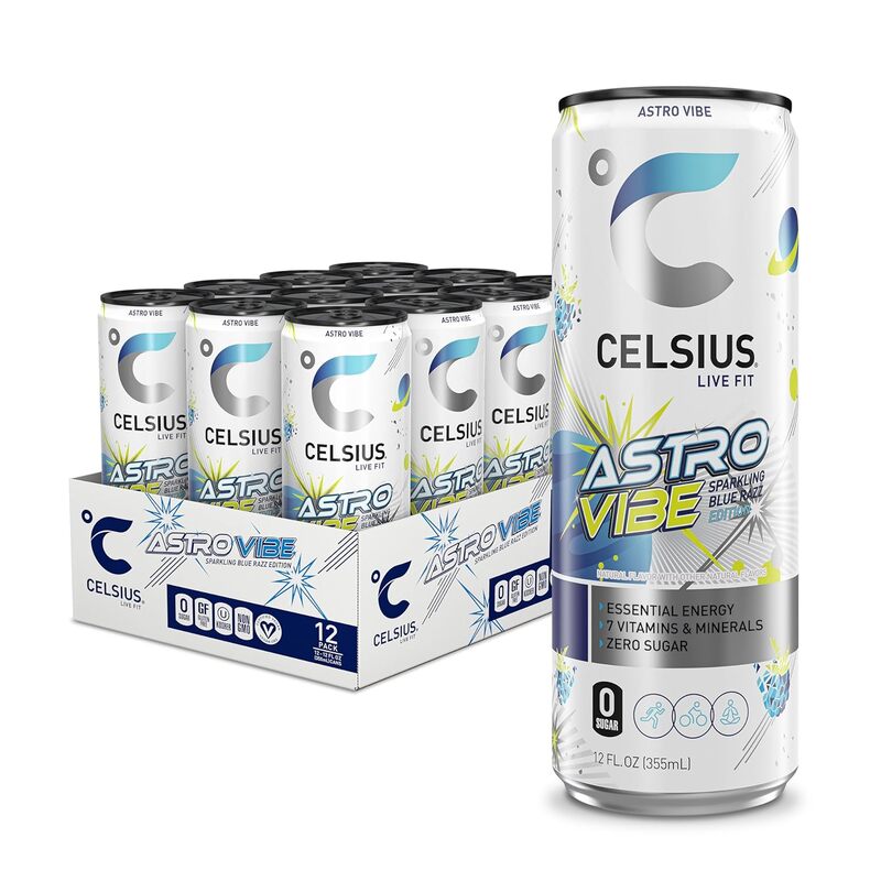 CELSIUS Sparkling Astro vibe Pack of 12 Energy Drink