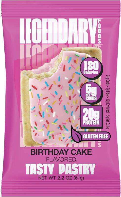 

Original Food Legendary Foods Tasty Pastry 61g Birthday Cake ( 1x10 )