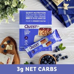 Quest Nutrition Blueberry Cobbler Hero Bar, 12 Count