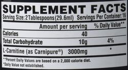 Nutrex Research Liquid Carnitine 3000 Cherry Lime 473 ml