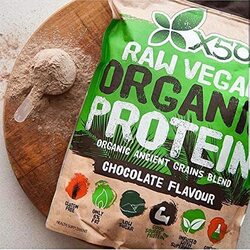 X50 Raw Organic Vegan Gluten Free Naturally Rich in Vitamins and Minerals Protein Powder, 1 Kg, Chocolate