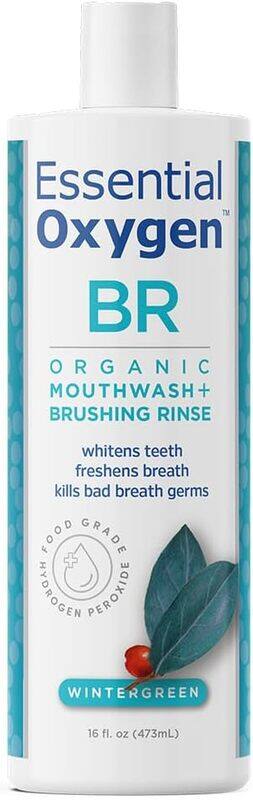 

Essential Oxygen BR Organic Mouthwash + Brushing Rinse Wintergreen 16 fl.oz 473ml