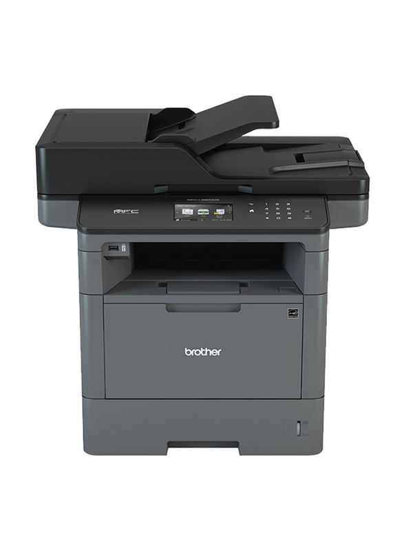 Brother MFC-L5900DW High Speed All-in-One Mono Laser Printer, Black