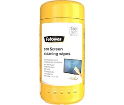 Fellowes SCREEN CLENING WIPES TUB - 100 wipes