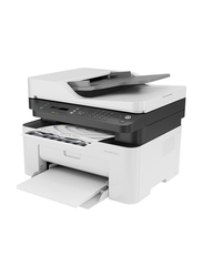 HP Mono MFP 137FNW Laser Printer, 4ZB84A, White/Black
