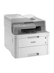 Brother DCP-L3551CDW Wi-Fi All-in-One LaserJet Printer, White