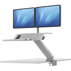 Fellowes LOTUS RT SIT-STAND WORKSTATION - WHITE (for Dual Monitor)