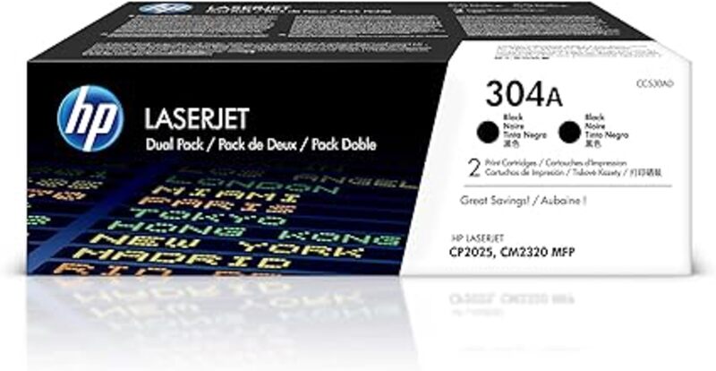 HP 304A (CC530AD) toner cartridges