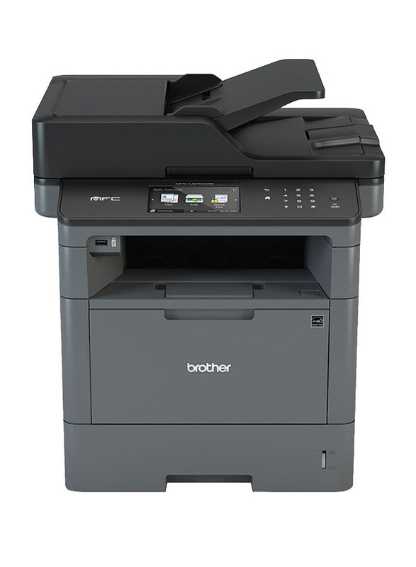 

Brother MFC-L5755DW Monochrome Laser Printer, Black/Grey