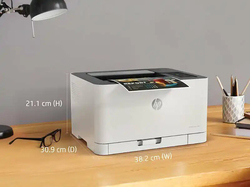 HP Color M150A Laser Printer, White/Black