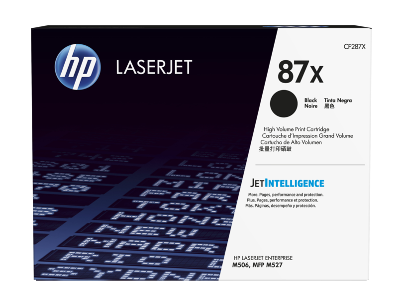 

HP 87X High Yield Black Original LaserJet Toner Cartridge, CF287X