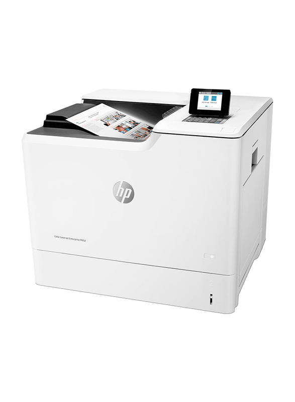 HP Color LaserJet M652N Enterprise Laser Printer, J7Z98A, White