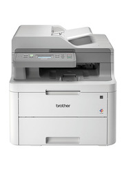 Brother DCP-L3551CDW Wi-Fi All-in-One LaserJet Printer, White