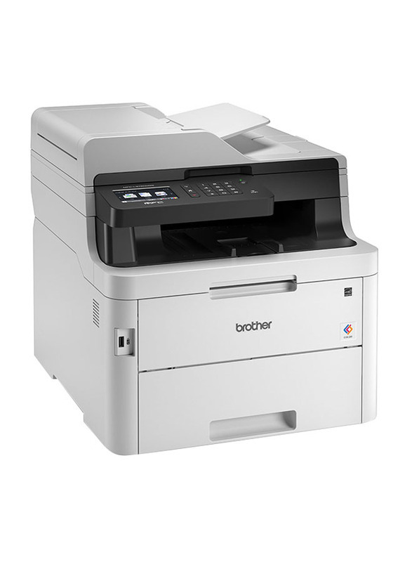 Brother MFC-L3750CDW Colour LED All-in-One Printer, White