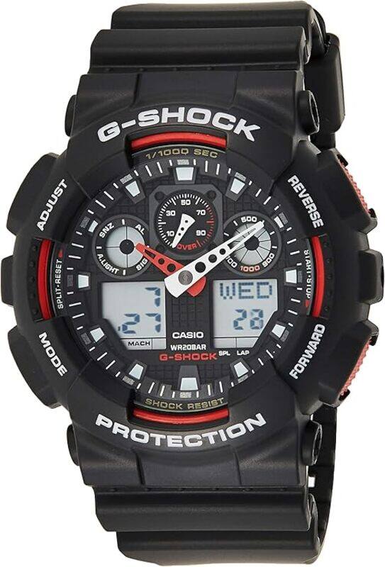 

Casio Men's Quartz Watch, Analog-Digital Display And Plastic Strap GA-100-1A4DR