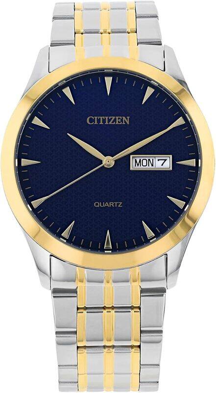 

CITIZEN DZ5014-53L Quartz Analog Blue Dial Mix-Tone Stainless Steel Men's Watch