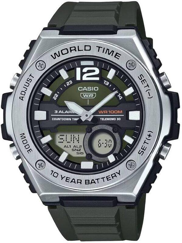 

Casio Analog-Digital Resin Band Watch MWQ-100-3A
