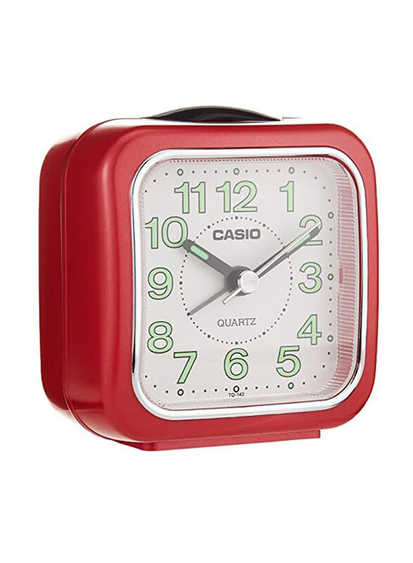 

Casio Alarm Clock, Red/White