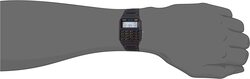 Casio Vintage Digital Calculator Watch for Men with Resin Band, Water Resistant, CA-53W-1Z, Black-Grey