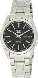 Seiko Men's Automatic Watch With Analog Display And Stainless Steel Strap Snkl45J1, Silver