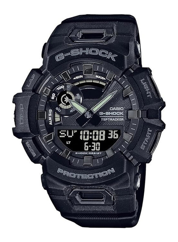 

Casio G-Shock Analog + Digital Watch for Women with Resin Band, Water Resistant, GBA-900-1ADR, Black-Black