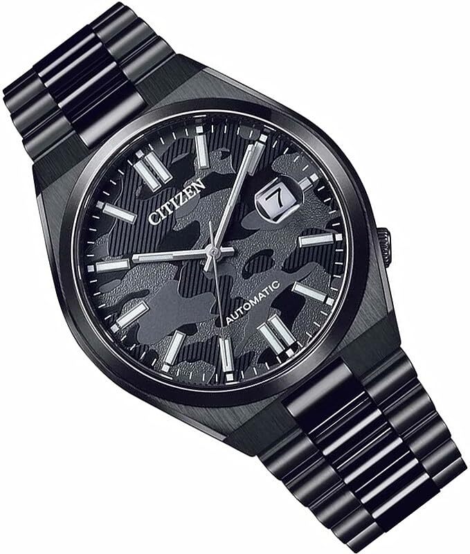 Citizen NJ0155-87E Automatic Watch, black, bracelet