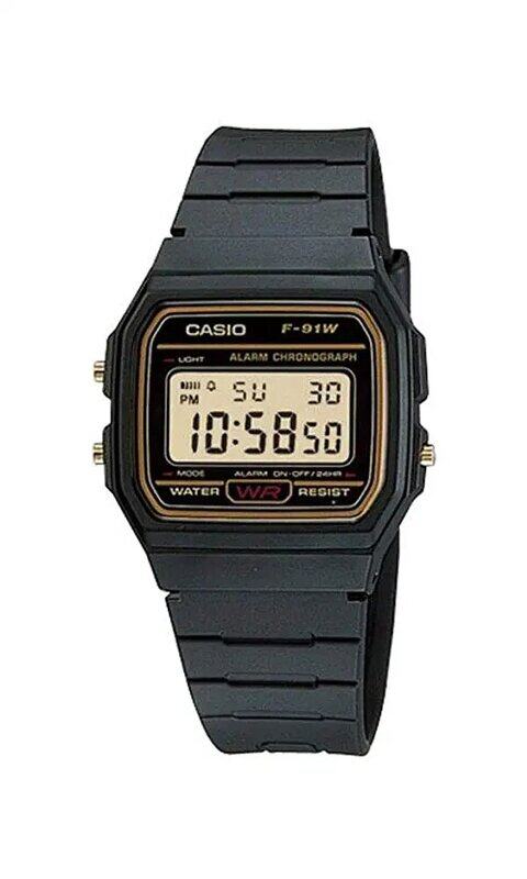 

Casio Digital Dial Watch Unisex with Resin Band, Water Resistant, F91WG-9d, Black-Grey