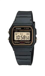 Casio Digital Dial Watch Unisex with Resin Band, Water Resistant, F91WG-9d, Black-Grey