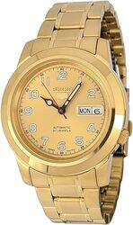 Seiko Men's Seiko 5 Automatic Watch With Analog Display And Stainless Steel Strap Snkk38J1