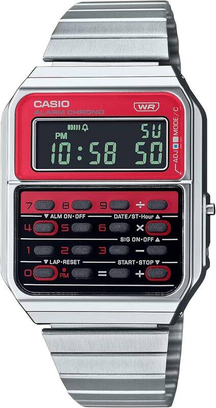 

Casio Unisex Digital Dial Stainless Steel Band Watch