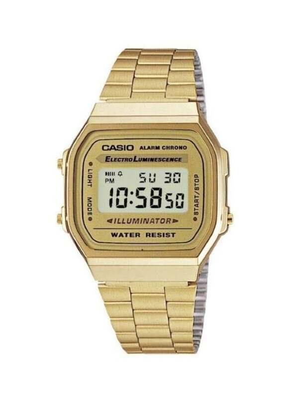 Casio digital stainless steel illuminator sales watch