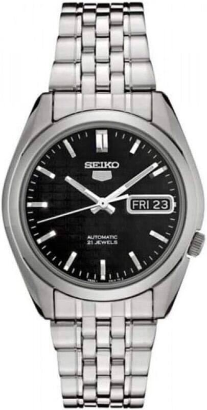 

Seiko Men's Seiko 5 Quartz Watch With Analog Display And Stainless Steel Strap Snk361