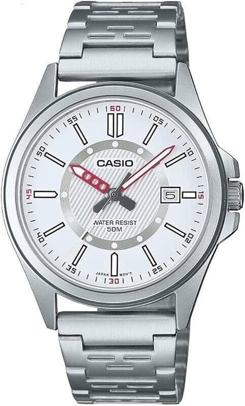 

Casio Men's Analogue Quartz Watch with Stainless Steel Strap MTP-E700D-7EVDF