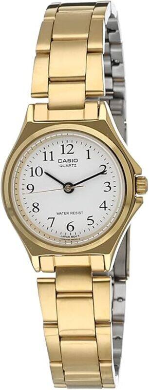

Casio Womens Quartz Watch, Analog Display Stainless steel