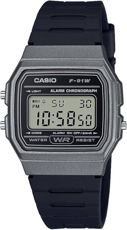 

Casio F91W Series Digital Watch Water Resistant LED Light 1/100 SEC Stopwatch Regular Time Keeping