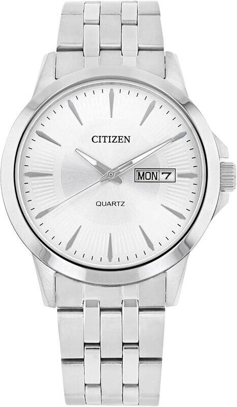 

Citizen Watch for Men, Quartz Movement, Analog Display, Silver Stainless Steel Strap-DZ5000-58A