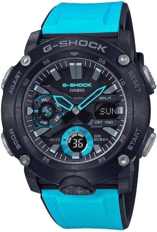 

Casio G-Shock Analog-Digital World Time Watch Blue Band