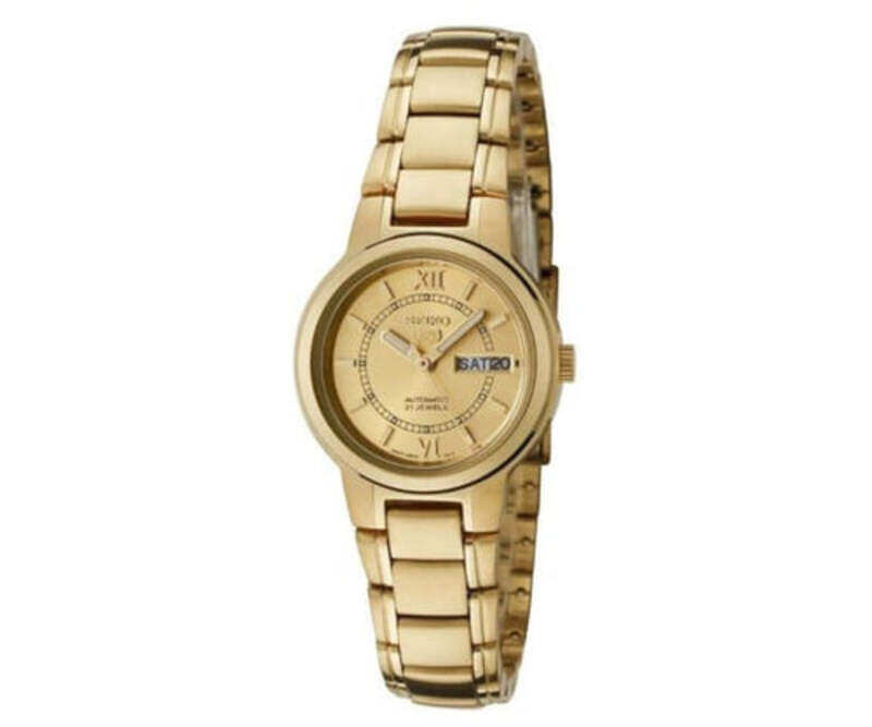 

SEIKO SYME58K1 Analog Automatic Gold Dial Stainless Steel Women's Watch